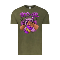 Vintage Olive Boo-jee Halloween afro sneakers Vintage Tee - RanaPortraitStore