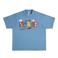 Pebble Blue Easter Nurse Urban Heavy Tee - RanaPortraitStore