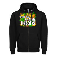 Black St. Patrick's Little miss shenanigans Zipper Hoodie - OliviaCreatesArt