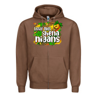 Chestnut St. Patrick's Little miss shenanigans Zipper Hoodie - OliviaCreatesArt