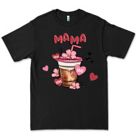 Black mama coffee cups Premium Tee - MaliasSmallBusiness