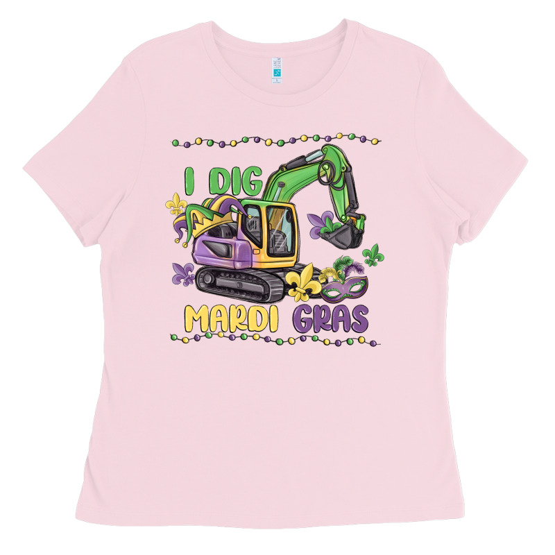 I Dig Mardi Gras Ladies Tee by MaliasSmallBusiness | Teevron