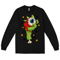 Black Zombie Hand with Eyeball Long Sleeve Tee - texasbilliewilder