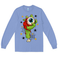 Colony Blue Zombie Hand with Eyeball Long Sleeve Tee - texasbilliewilder