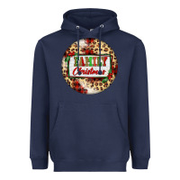 Navy Family Christmas Heavyweight Hoodie - FaDigitalArtStudio