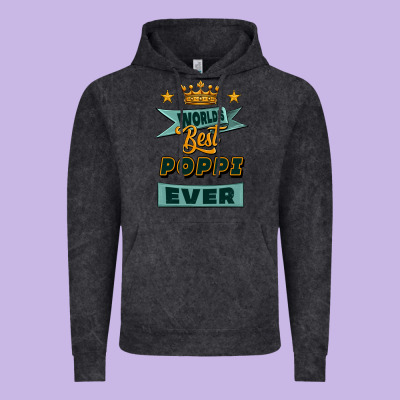 World's Best Poppi Ever Vintage Hoodie Designed By Jasminsmagicworld