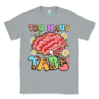 Heather Grey too many tabs Classic Tee - Artiststas