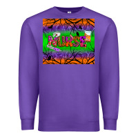 Purple halloween nurse tumbler Premium Sweatshirt - BundleAndBundleShop