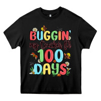 Black buggin my teacher for 100 days Heavy Core Tee - MaliasSmallBusiness