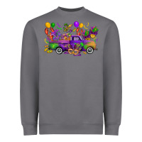 Storm mardi gras truck Heavyweight Sweatshirt - CowGirlArtShop