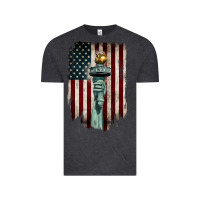 Vintage Black statue of liberty torch Vintage Tee - BarkalooDesign