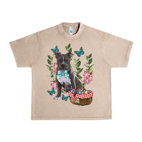 French Oak Easter Pitbull Urban Heavy Tee - RanaPortraitStore