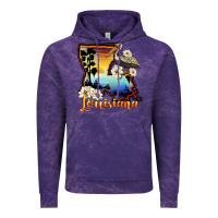 Cloud Purple louisiana  sunset map magnolia Vintage Hoodie - BarkalooDesign