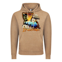 Vintage Coffee louisiana  sunset map magnolia Vintage Hoodie - BarkalooDesign