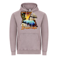 Vintage Zinc louisiana  sunset map magnolia Vintage Hoodie - BarkalooDesign