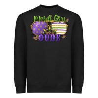 Black mardi gras dude Heavyweight Sweatshirt - CowGirlArtShop