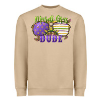 Mushroom mardi gras dude Heavyweight Sweatshirt - CowGirlArtShop