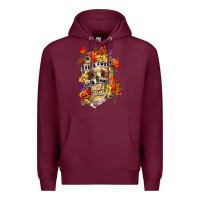 Burgundy Sorta sweet sorta spooky Premium Hoodie - RanaPortraitStore