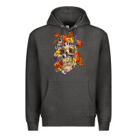 Charcoal Heather Sorta sweet sorta spooky Premium Hoodie - RanaPortraitStore