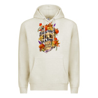 Oatmeal Heather Sorta sweet sorta spooky Premium Hoodie - RanaPortraitStore