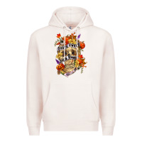 Pale Pink Sorta sweet sorta spooky Premium Hoodie - RanaPortraitStore