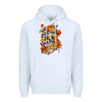 White Sorta sweet sorta spooky Premium Hoodie - RanaPortraitStore