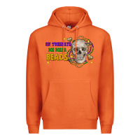 Carrot On tuesdays we wear beads skull Premium Hoodie - FaDigitalArtStudio
