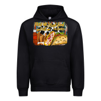Black feed me street food and tell me im pretty Urban Hoodie - RacoonDesign