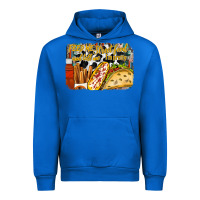 Cobalt feed me street food and tell me im pretty Urban Hoodie - RacoonDesign