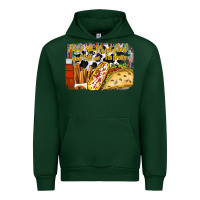 Forest Green feed me street food and tell me im pretty Urban Hoodie - RacoonDesign