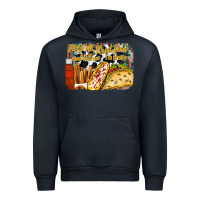 Navy feed me street food and tell me im pretty Urban Hoodie - RacoonDesign