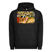 Pigment Black feed me street food and tell me im pretty Urban Hoodie - RacoonDesign