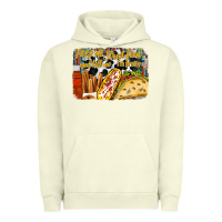 Pigment Pistachio feed me street food and tell me im pretty Urban Hoodie - RacoonDesign