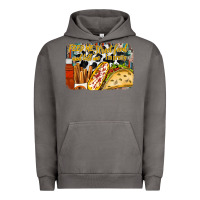 Pigment Tornado feed me street food and tell me im pretty Urban Hoodie - RacoonDesign