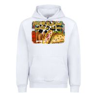 White feed me street food and tell me im pretty Urban Hoodie - RacoonDesign