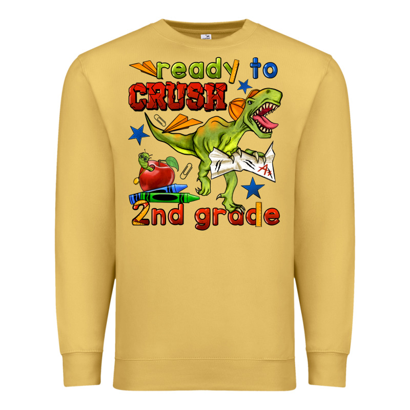Ready To Crush 2nd Grade Premium Sweatshirt by BundleAndBundleShop | Teevron
