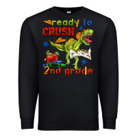 Black ready to crush 2nd grade Premium Sweatshirt - BundleAndBundleShop