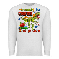 Oatmeal Heather ready to crush 2nd grade Premium Sweatshirt - BundleAndBundleShop