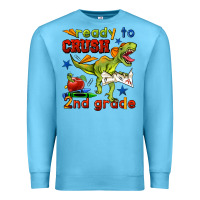 Ocean Blue ready to crush 2nd grade Premium Sweatshirt - BundleAndBundleShop