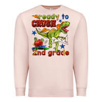Pale Pink ready to crush 2nd grade Premium Sweatshirt - BundleAndBundleShop