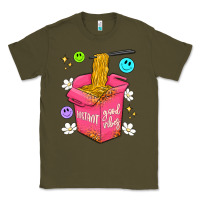 Army Green instant good vibes Classic Tee - Artiststas