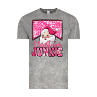 Cloud Rock pink Christmas junkie Santa Claus Vintage Tee - Jasminsmagicworld
