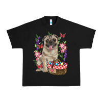 Black Easter pug Urban Heavy Tee - RanaPortraitStore