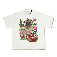 Pistachio Easter pug Urban Heavy Tee - RanaPortraitStore