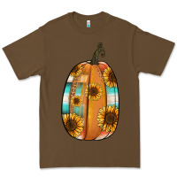 Cacao Serape sunflower pumpkin Premium Tee - NancyCooperArtShop