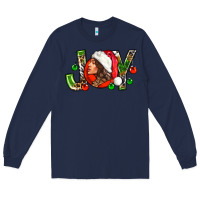 Navy Joy with woman Long Sleeve Tee - NancyCooperArtShop