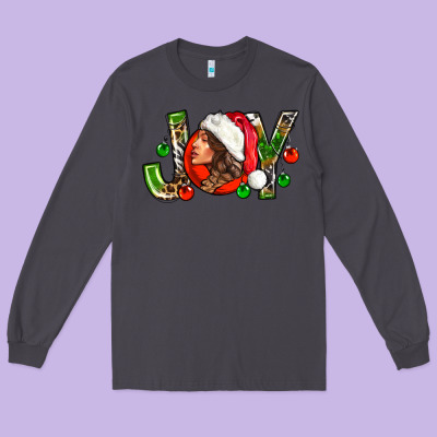 Joy With Woman Long Sleeve Tee Designed By Nancycooperartshop
