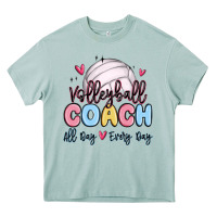 Arona volleyball coach all day every day Heavy Core Tee - MaliasSmallBusiness