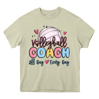 Mossy volleyball coach all day every day Heavy Core Tee - MaliasSmallBusiness
