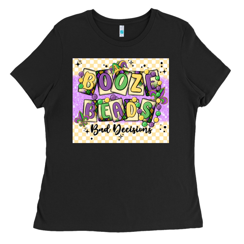 Booze Beads Ladies Tee by MaliasSmallBusiness | Teevron